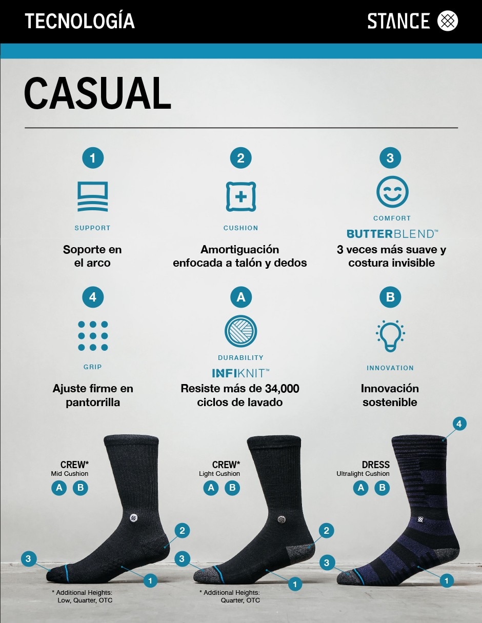 Calceta comfort de algodón para hombre 4