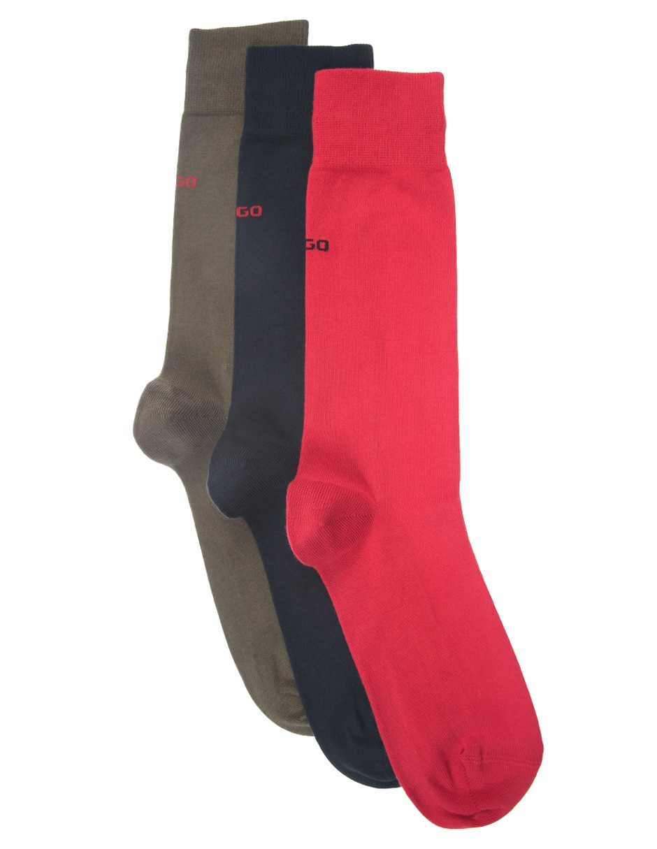 Set de calcetín comfort de algodón para hombre 3 pares