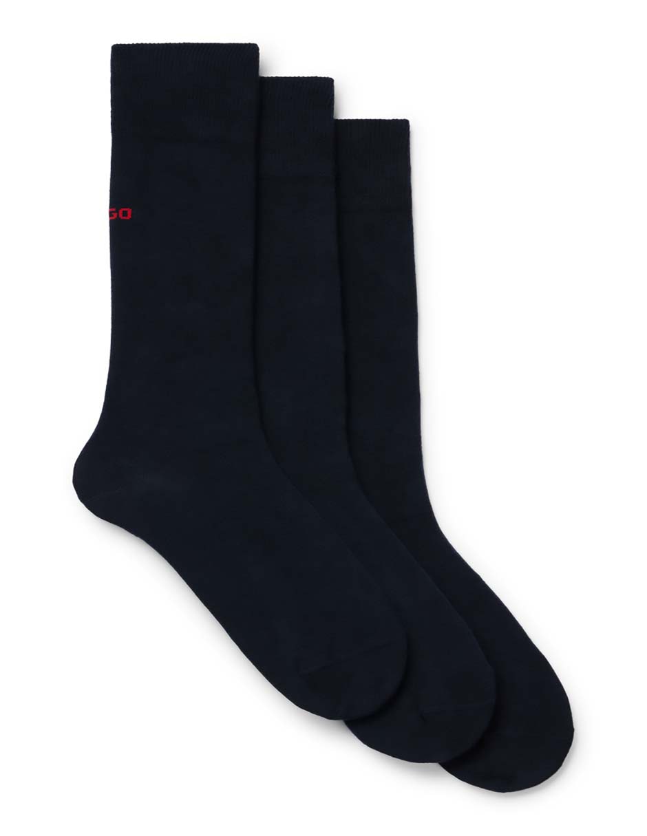 Set de calcetín comfort de algodón para hombre 3 pares