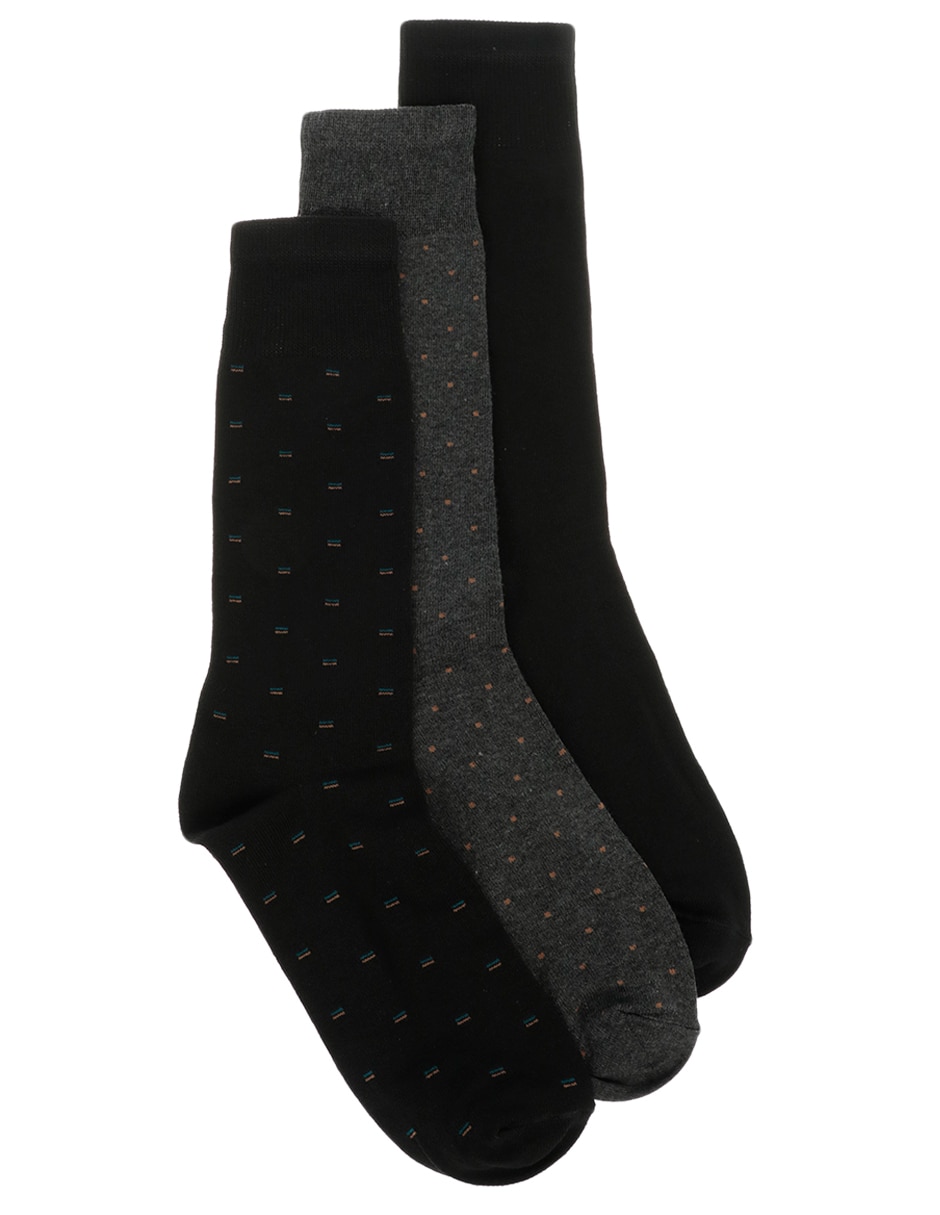 Set de calcetín comfort de algodón para hombre 3 pares