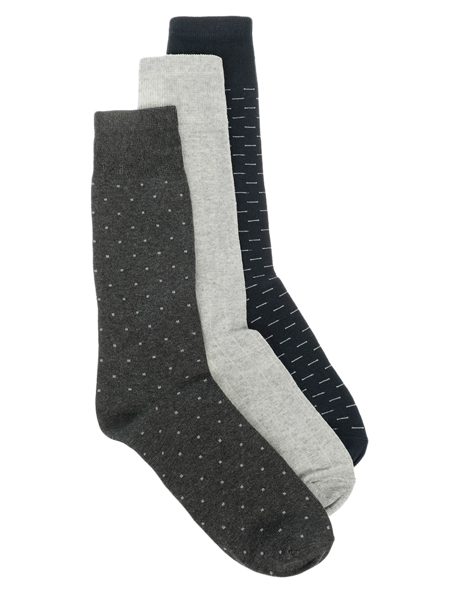 Set de calcetín comfort de algodón para hombre 3 pares