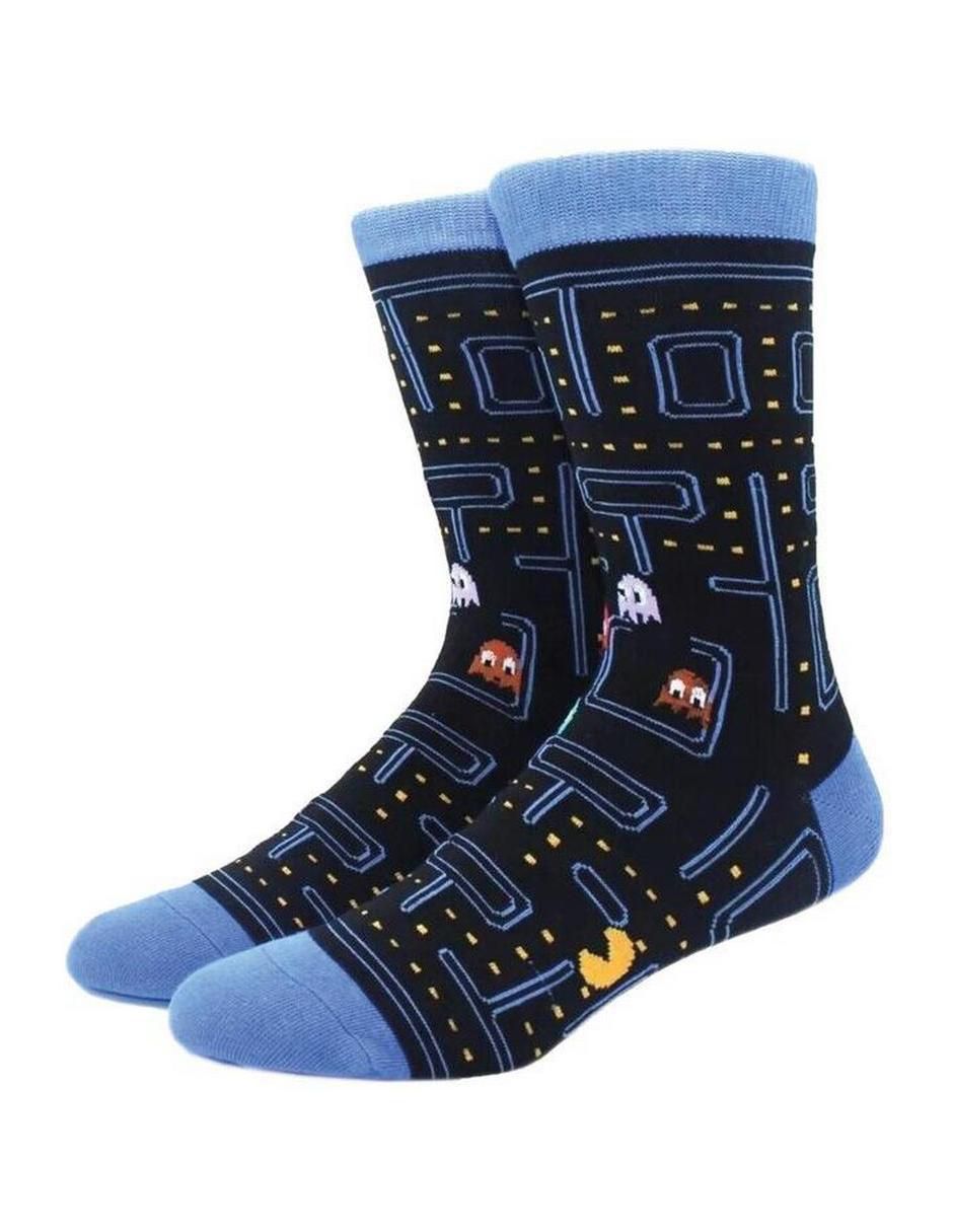 Calceta Pac Man transpirable de algodón para hombre