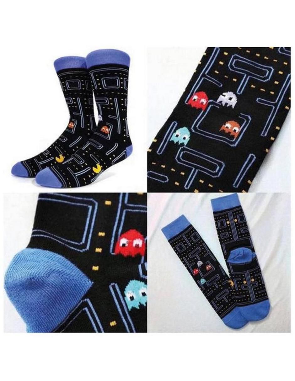 Calceta Pac Man transpirable de algodón para hombre 2