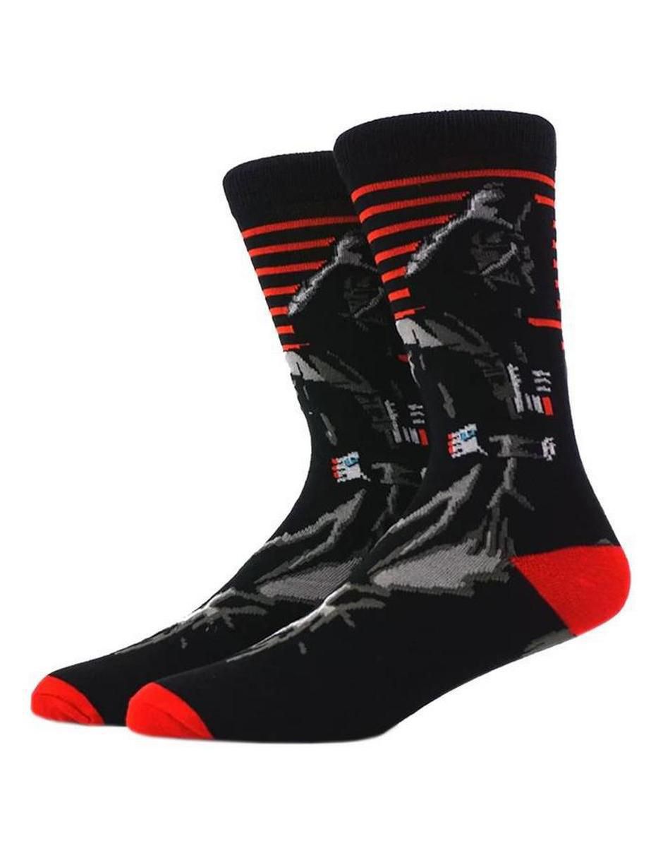 Calceta Darth Vader transpirable de algodón para hombre