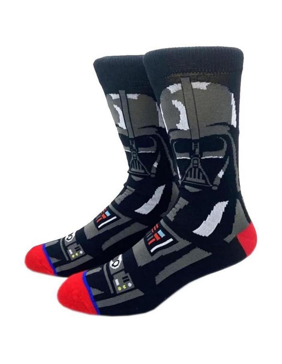 Calceta Darth Vader transpirable de algodón para hombre