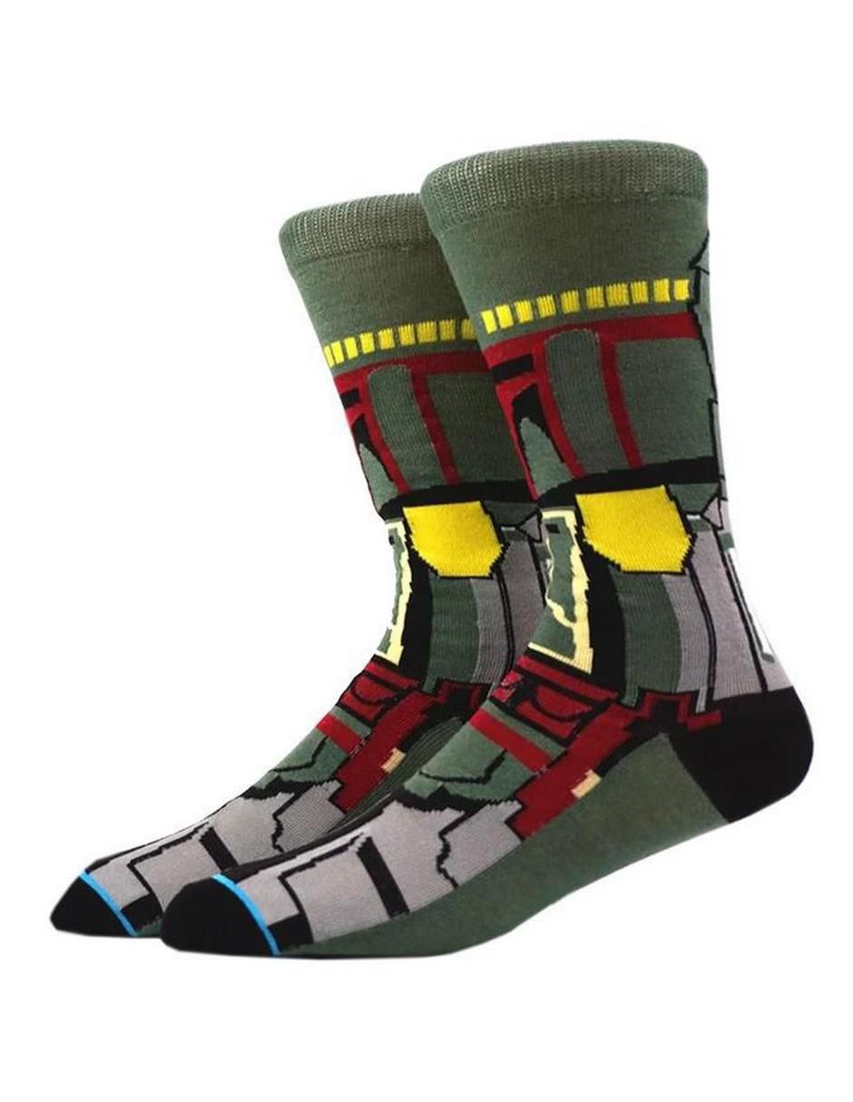 Calceta Boba Fett transpirable de algodón para hombre