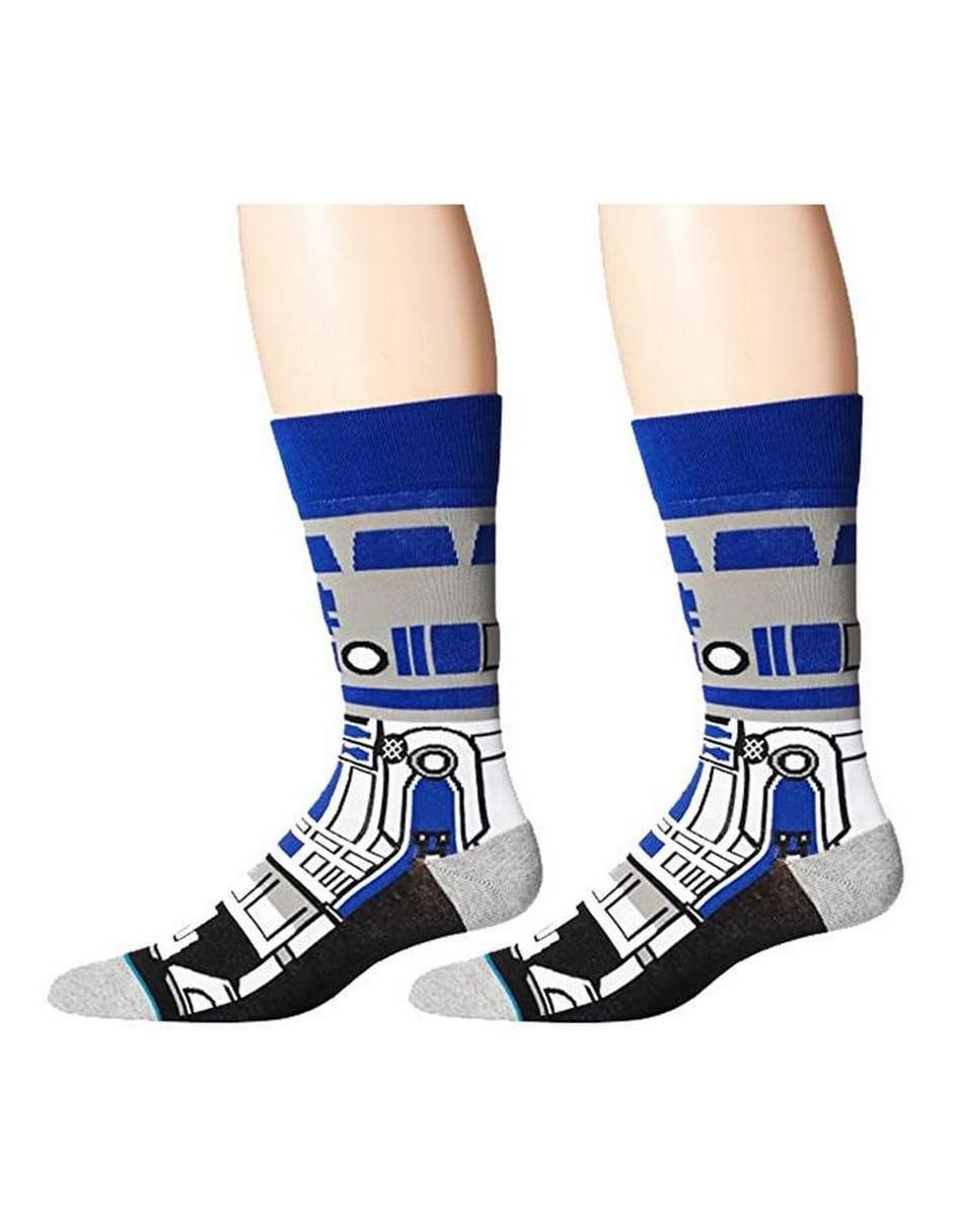 Calceta r2-d2 transpirable de algodón para hombre 2