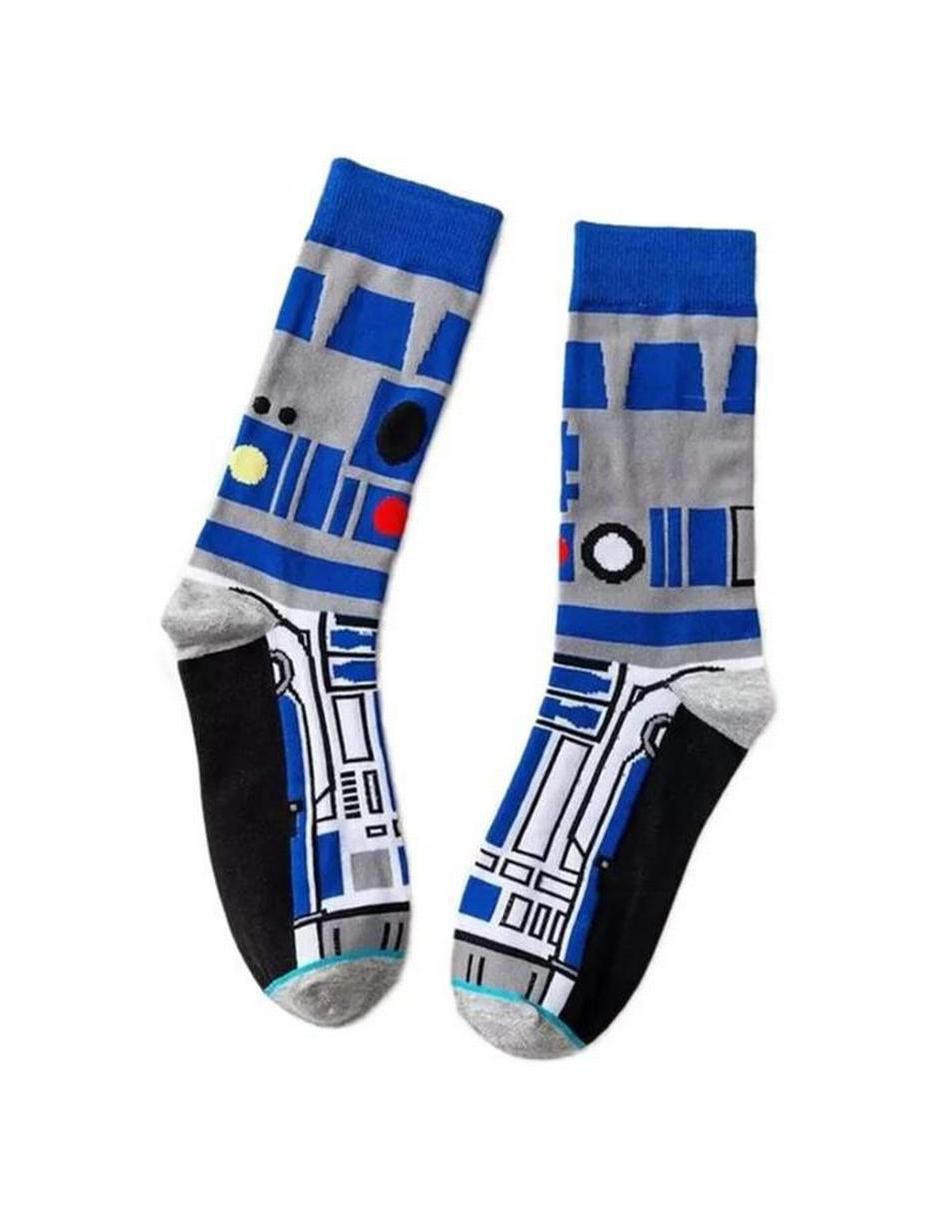 Calceta r2-d2 transpirable de algodón para hombre 5