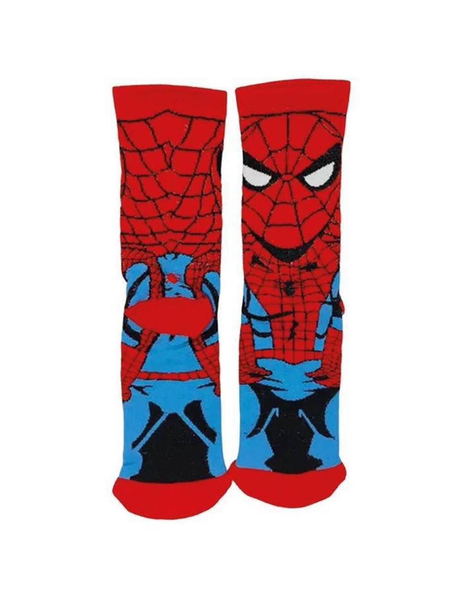 Calceta Spider-Man transpirable de algodón para hombre 2