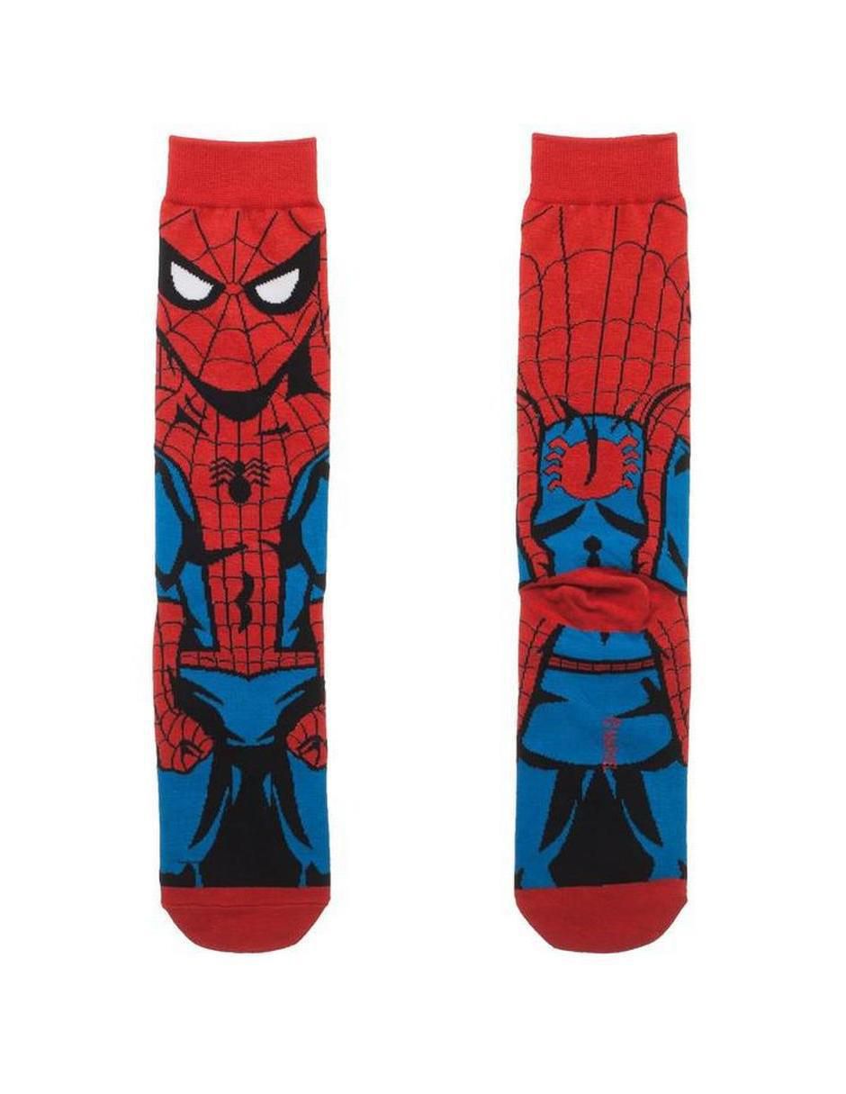 Calceta Spider-Man transpirable de algodón para hombre 3