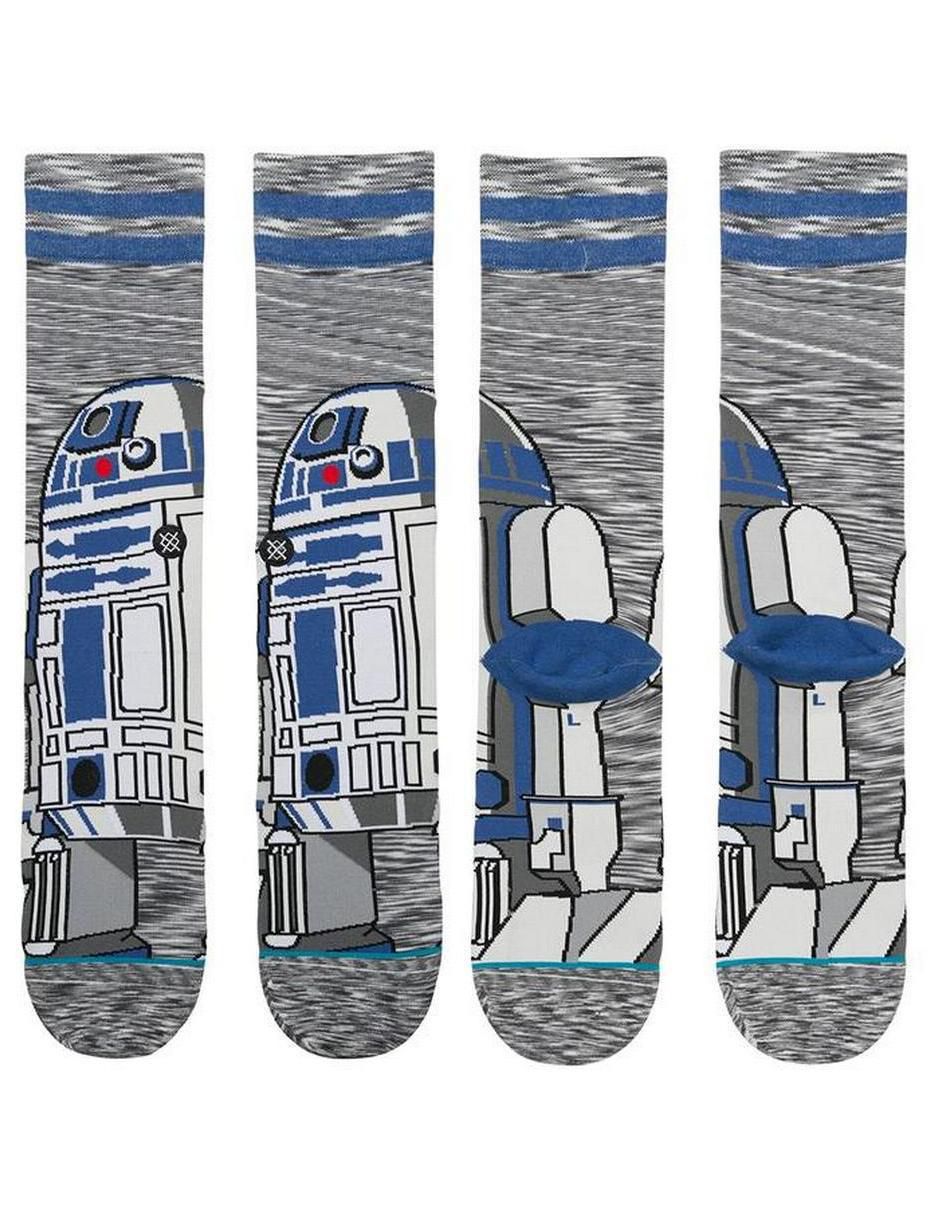 Calceta r2-d2 transpirable de algodón para hombre 2