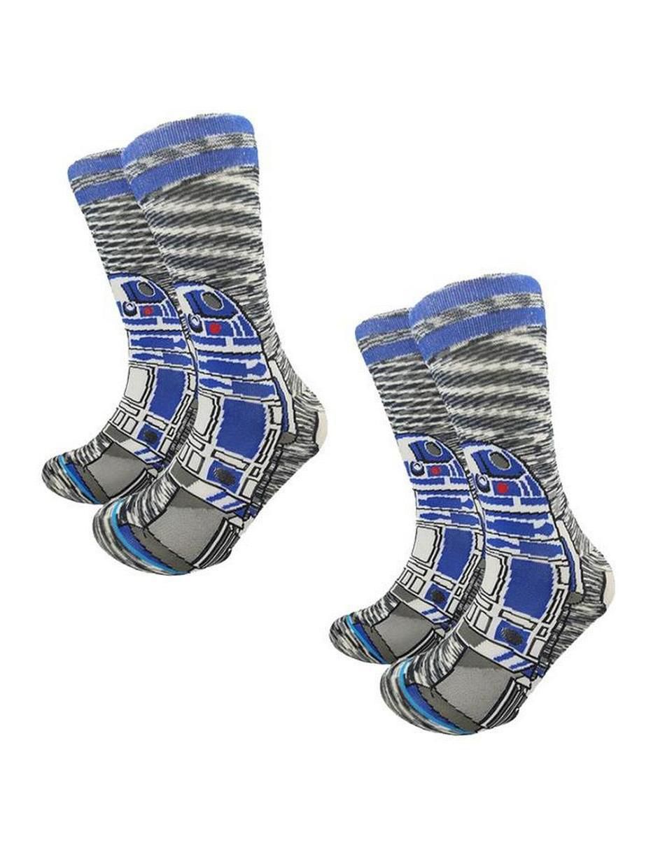 Calceta r2-d2 transpirable de algodón para hombre 3