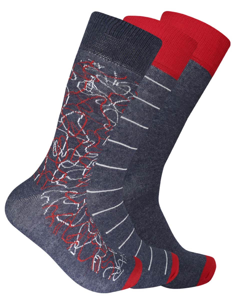 Set de calcetínes de algodón para hombre 3 pares 1