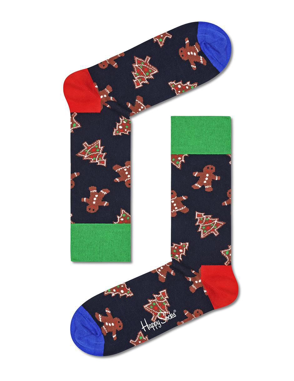 Set de calcetín navideño comfort de algodón para hombre 2 pares 3
