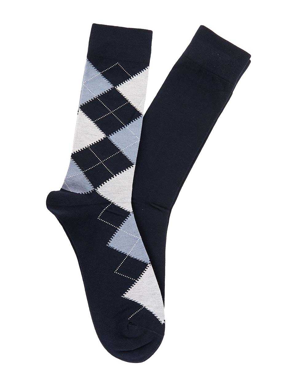 Set de calceta comfort de bambú para hombre 2 pares Set de calceta comfort de bambú para hombre 2 pares