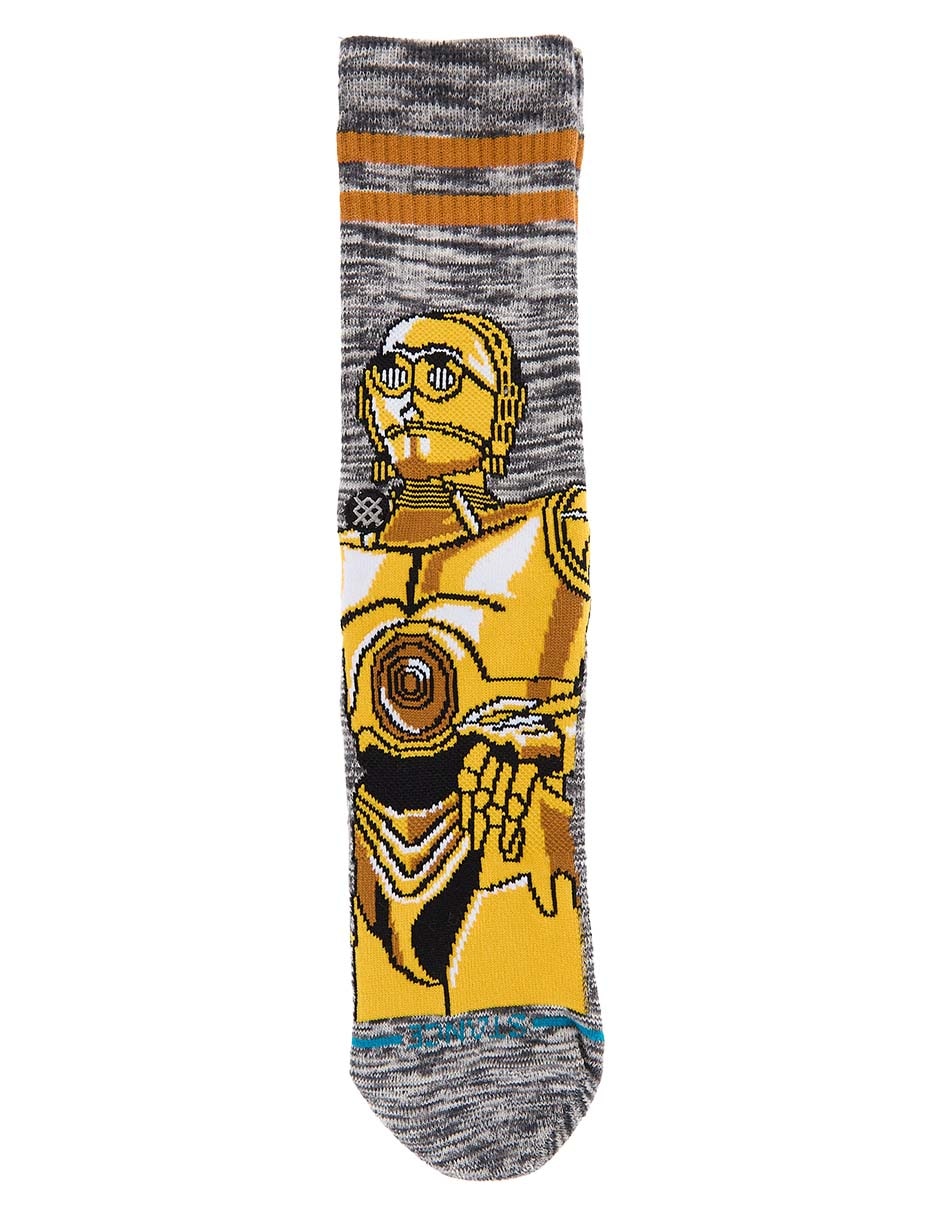Calceta C-3PO comfort de algodón para hombre