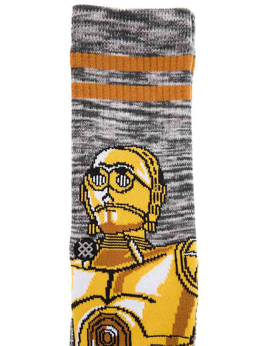 Calceta C-3PO comfort de algodón para hombre 2