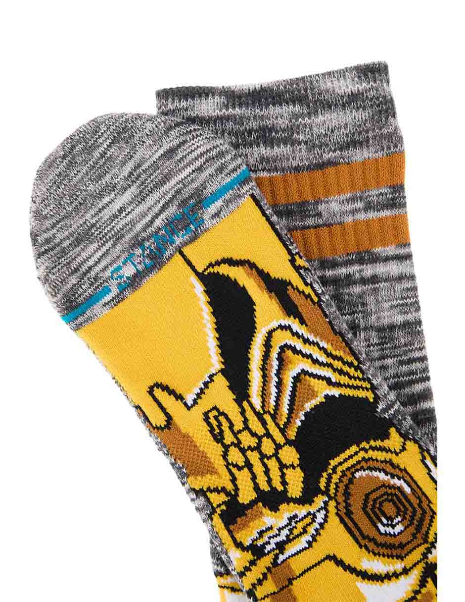 Calceta C-3PO comfort de algodón para hombre 3