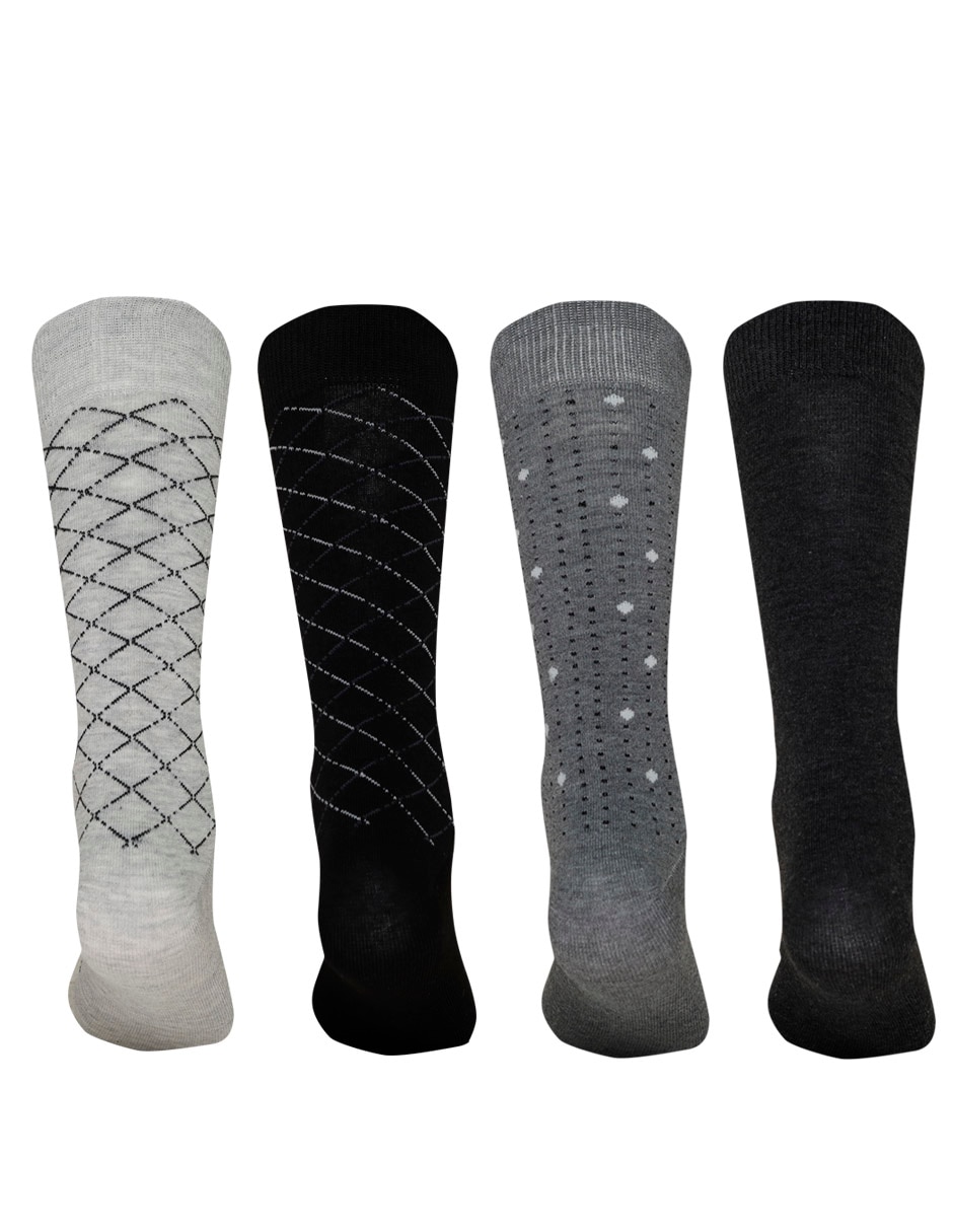 Set de calcetín de bambú para hombre 4 pares 2