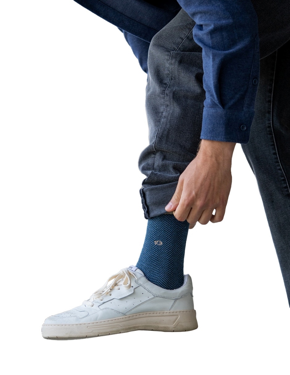 Calcetín comfort de algodón para hombre 2