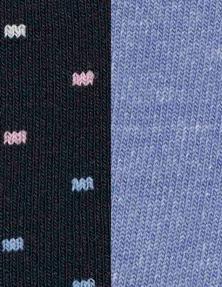 Set de calceta comfort de algodón para hombre 2 pares 4