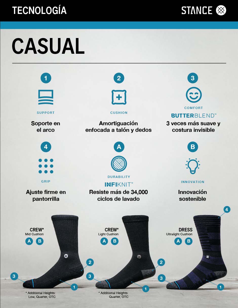 Calceta comfort de algodón para hombre 4