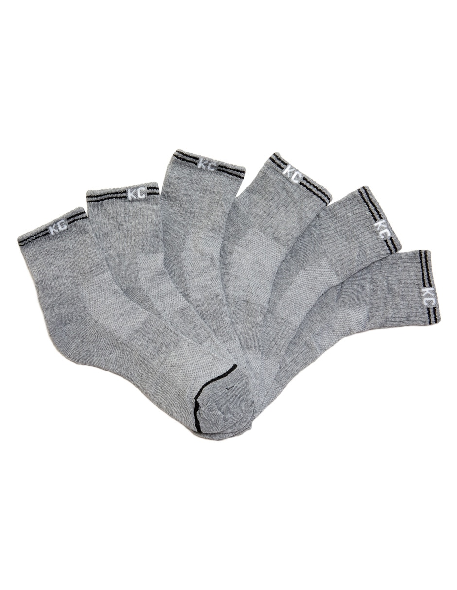 Set de calceta comfort para hombre 6 pares