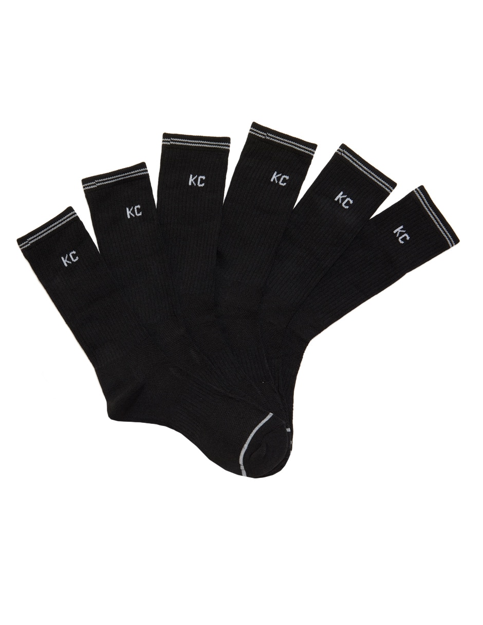 Set de calceta comfort para hombre 6 pares