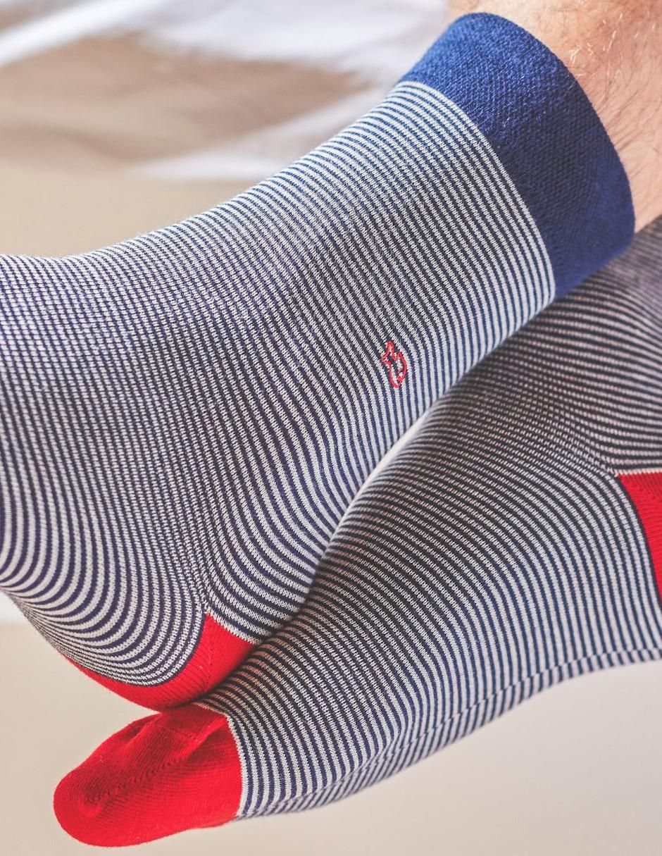 Calcetín comfort de algodón para hombre 3
