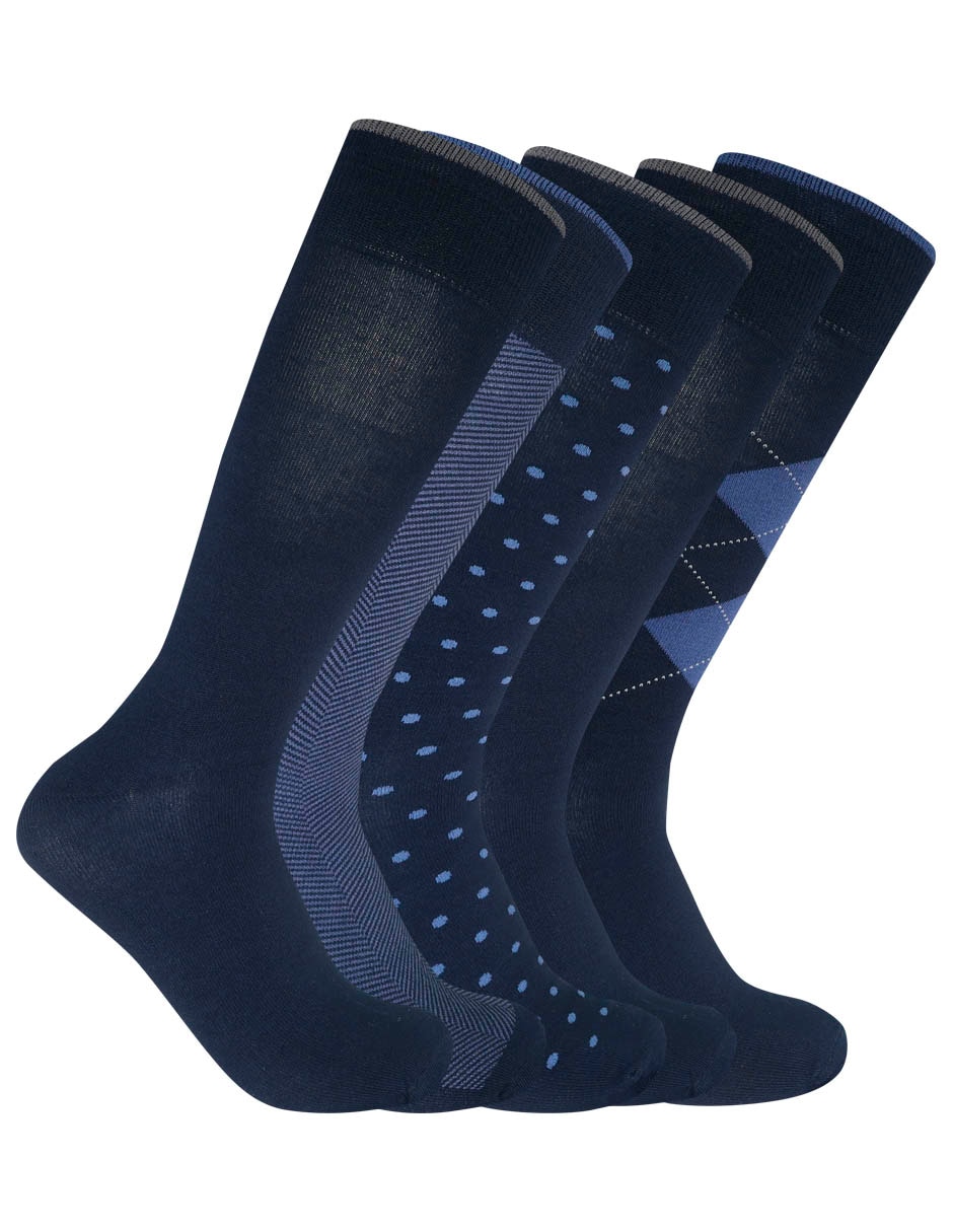 Set de calcetín comfort de bambú para hombre 5 pares