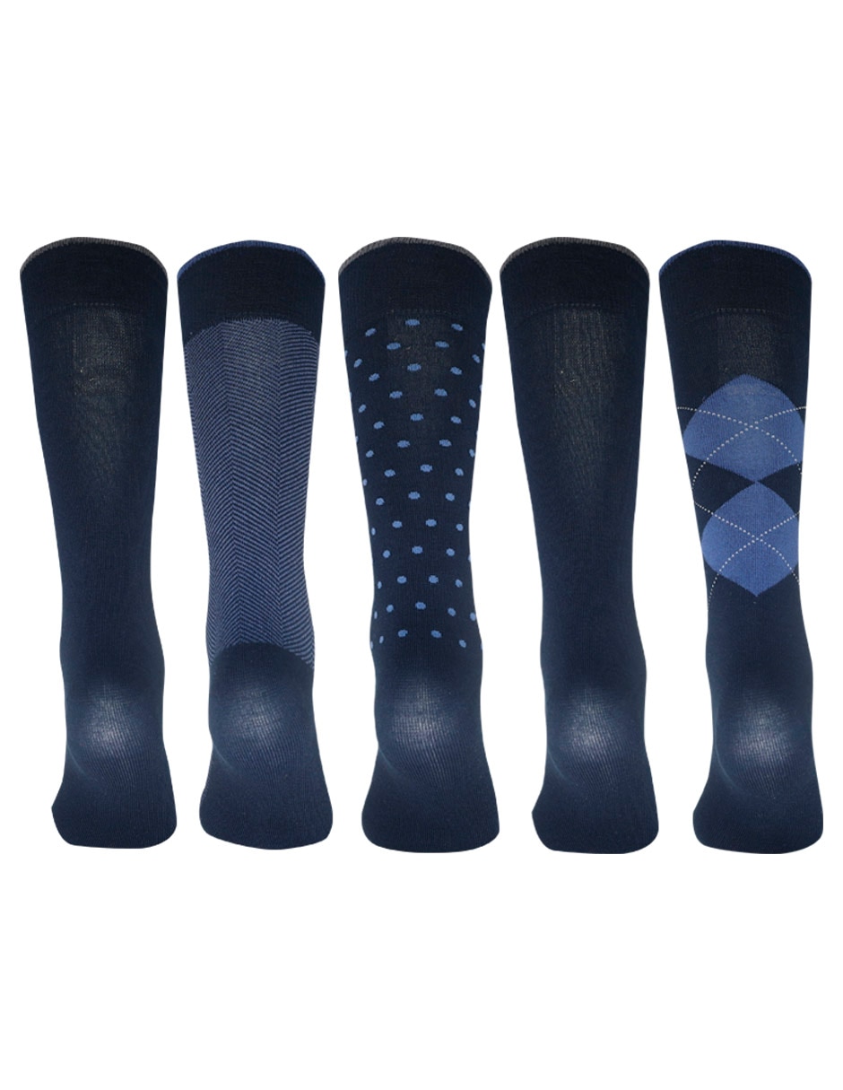 Set de calcetín comfort de bambú para hombre 5 pares 2