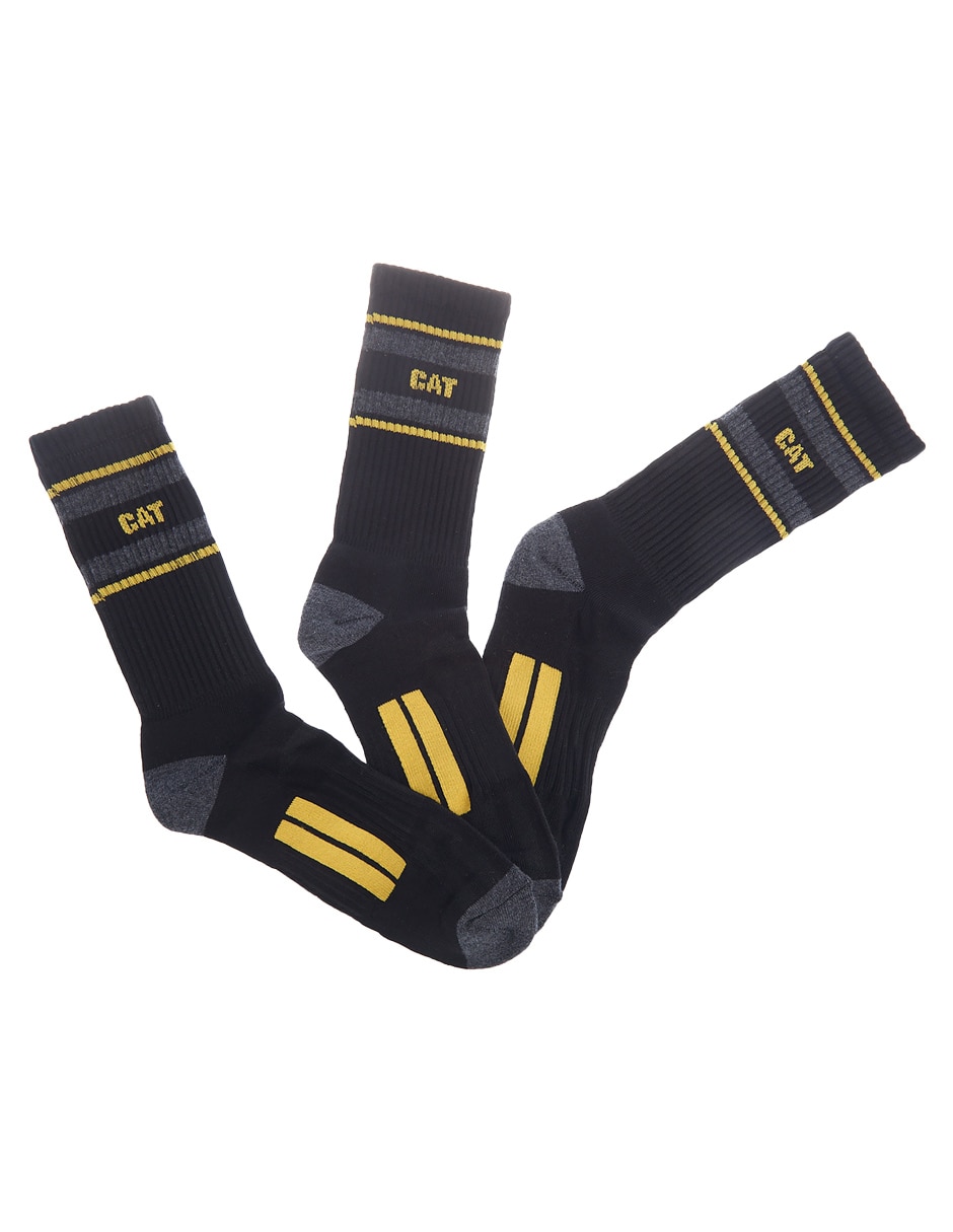 Calceta de algodón para hombre 3 pares