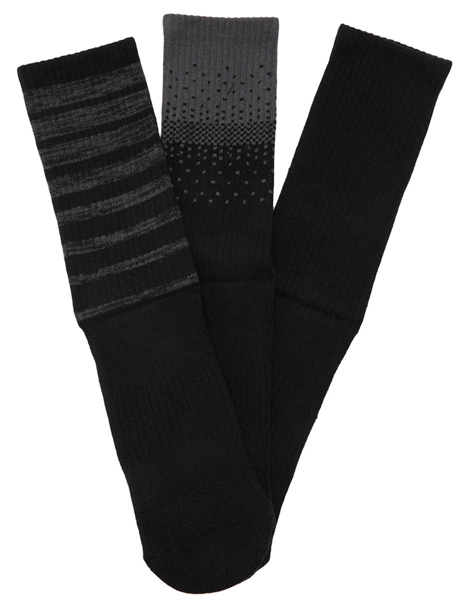 Set de calcetín transpirable de algodón para hombre 3 pares