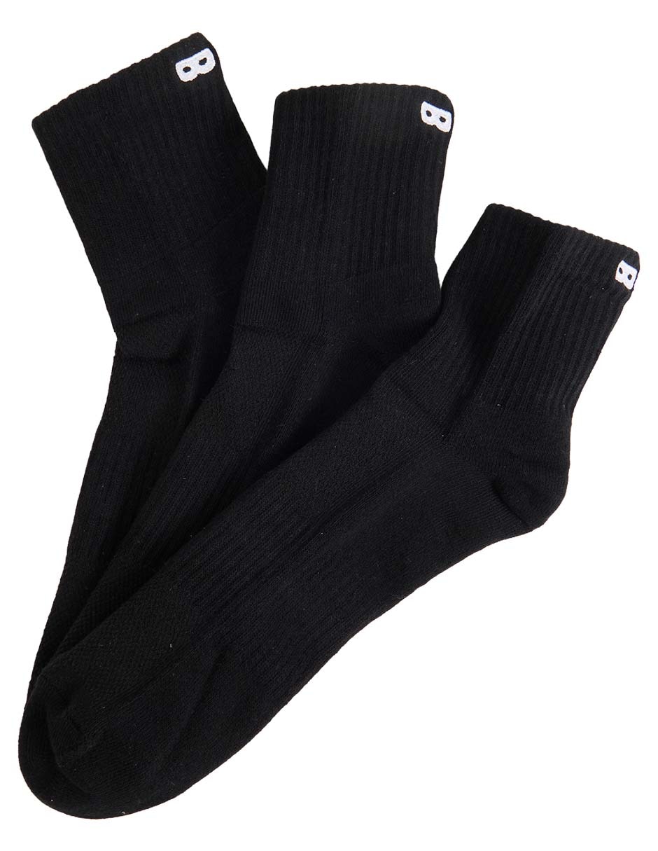 Set de calcetín comfort de algodón para hombre 3 pares