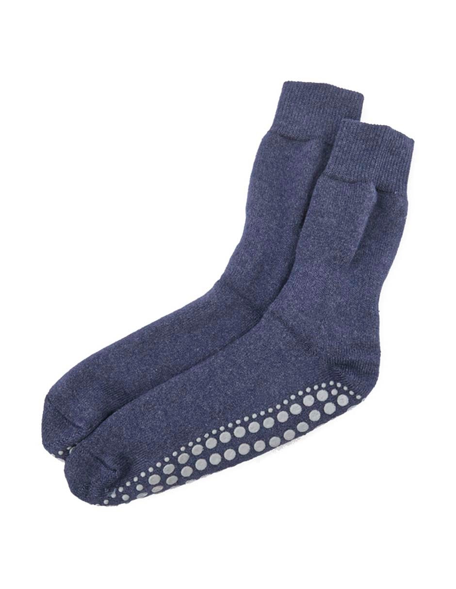 Calcetín antiderrapante de algodón para hombre
