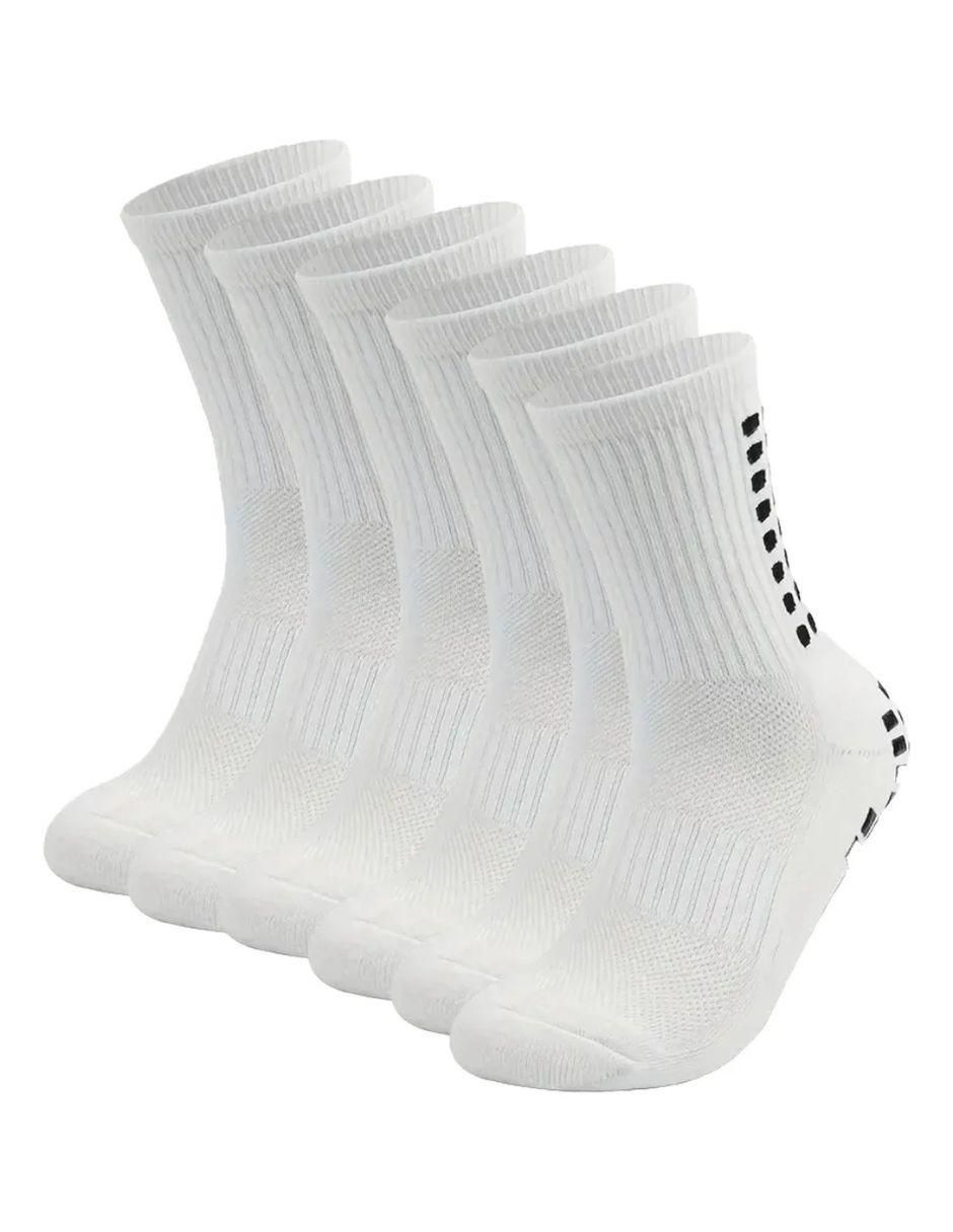 Set de calcetín antiderrapante de algodón para hombre 6 pares