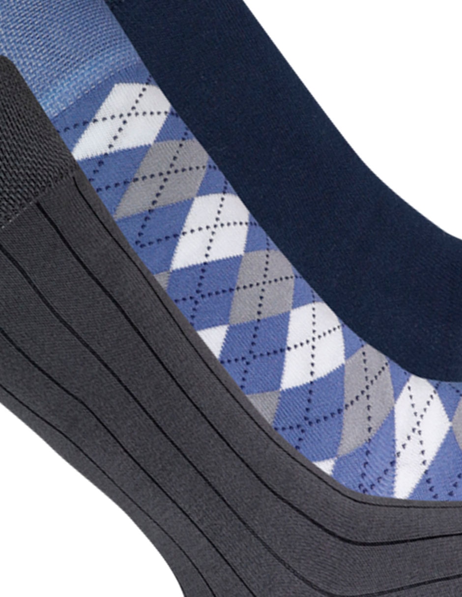 Set de calcetín de bambú para hombre 3 pares 3