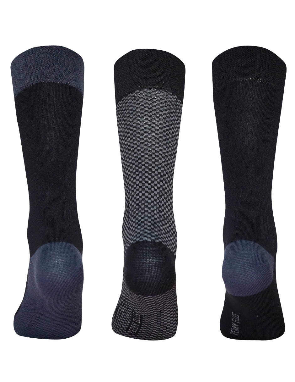 Set de calcetín de bambú para hombre 3 pares 2