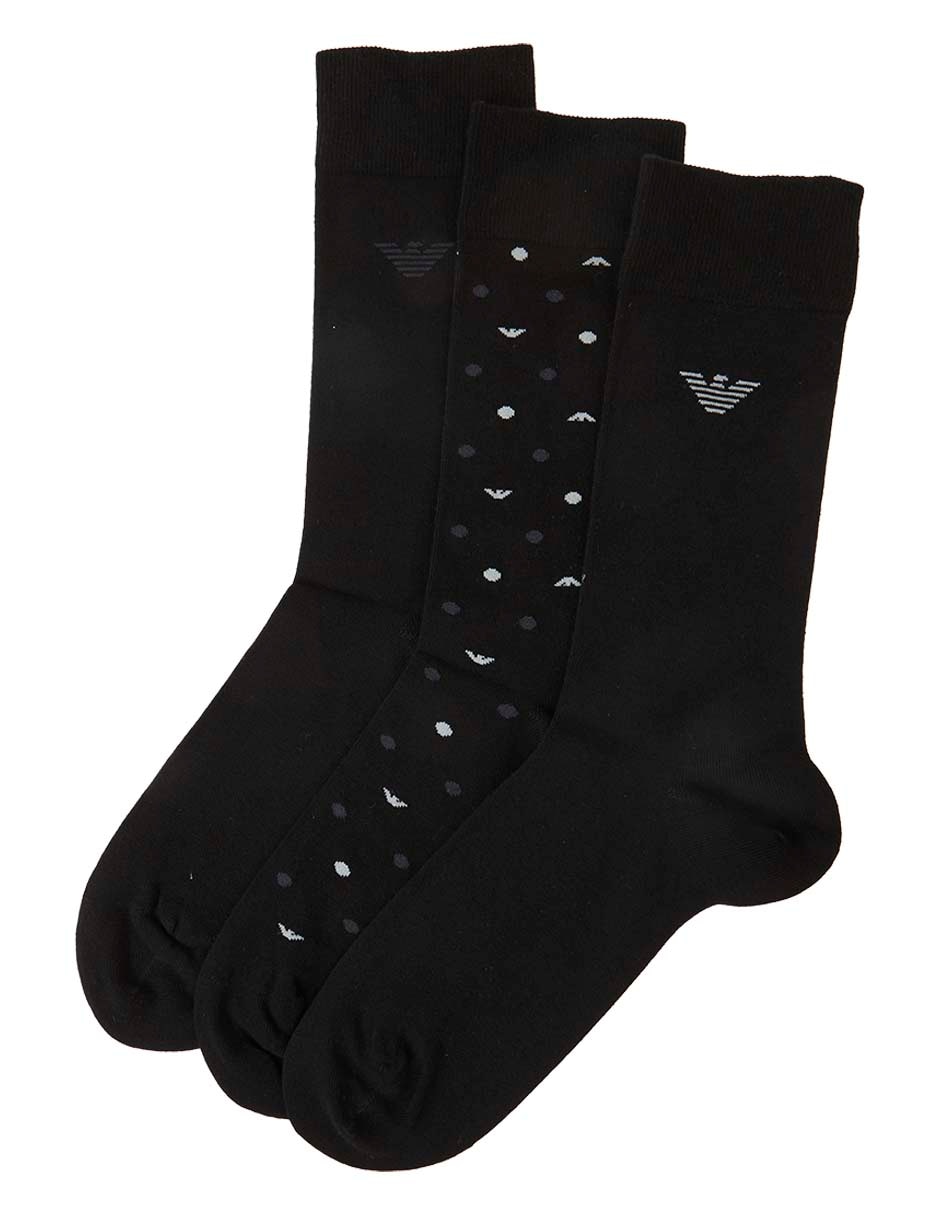 Set de calcetín de algodón para hombre 3 pares Set de calcetín de algodón para hombre 3 pares