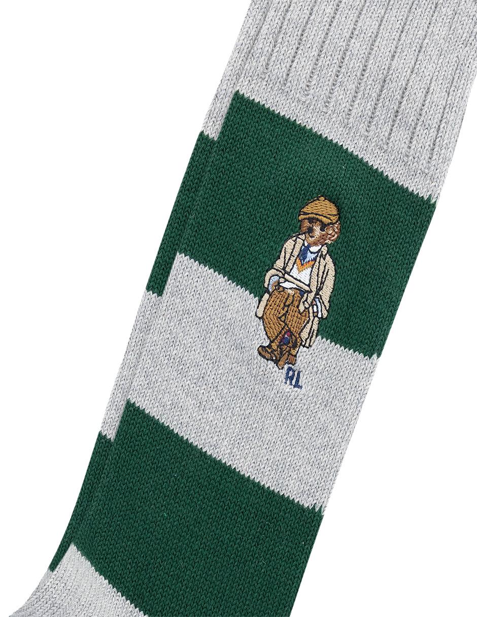 CALCETIN POLO RALPH LA, UNITALLA, GRIS