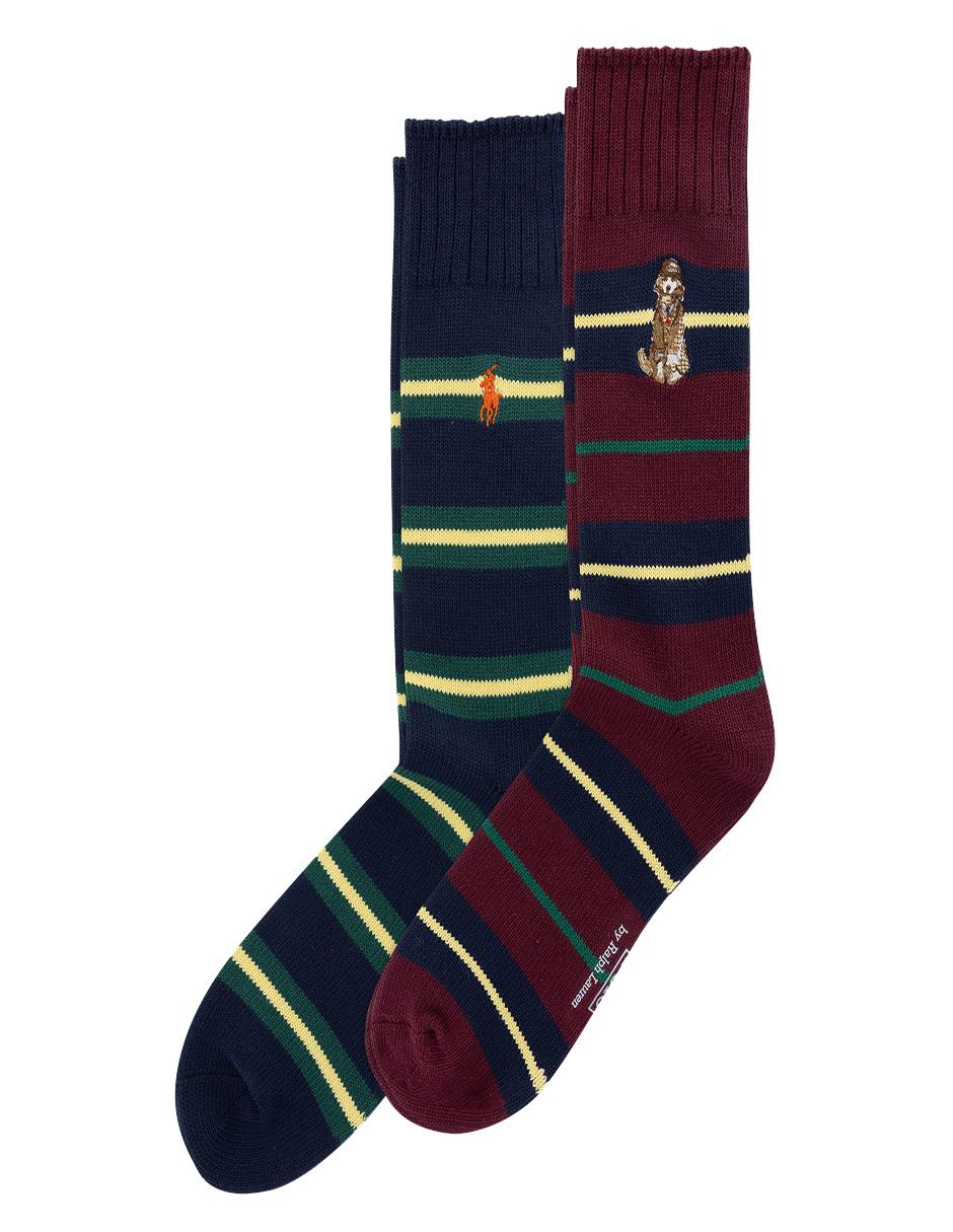 Set de calcetín de algodón para hombre 2 pares