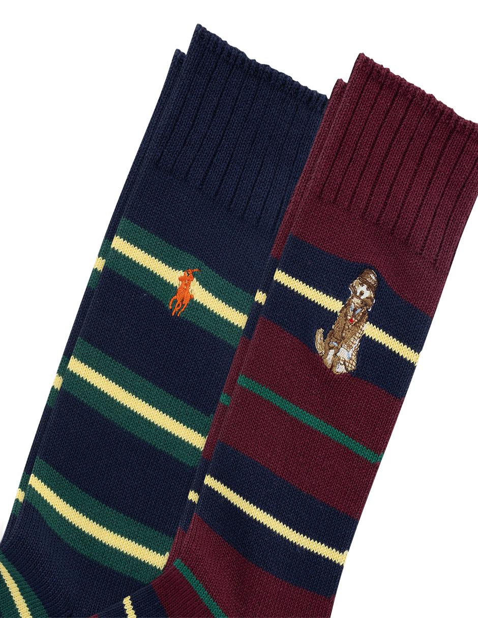 Set de calcetín de algodón para hombre 2 pares 3