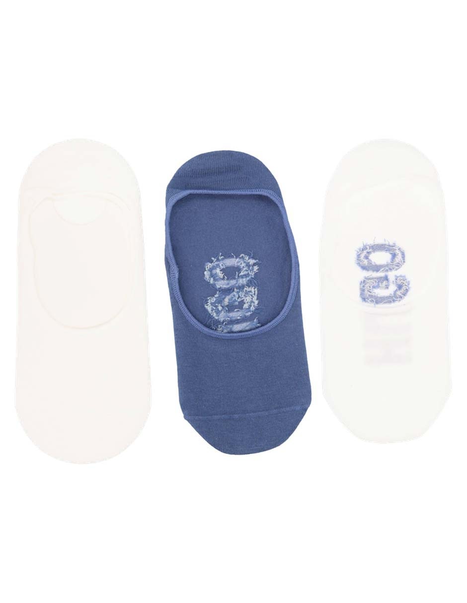 Set protector de pie comfort de algodón para hombre 3 pares
