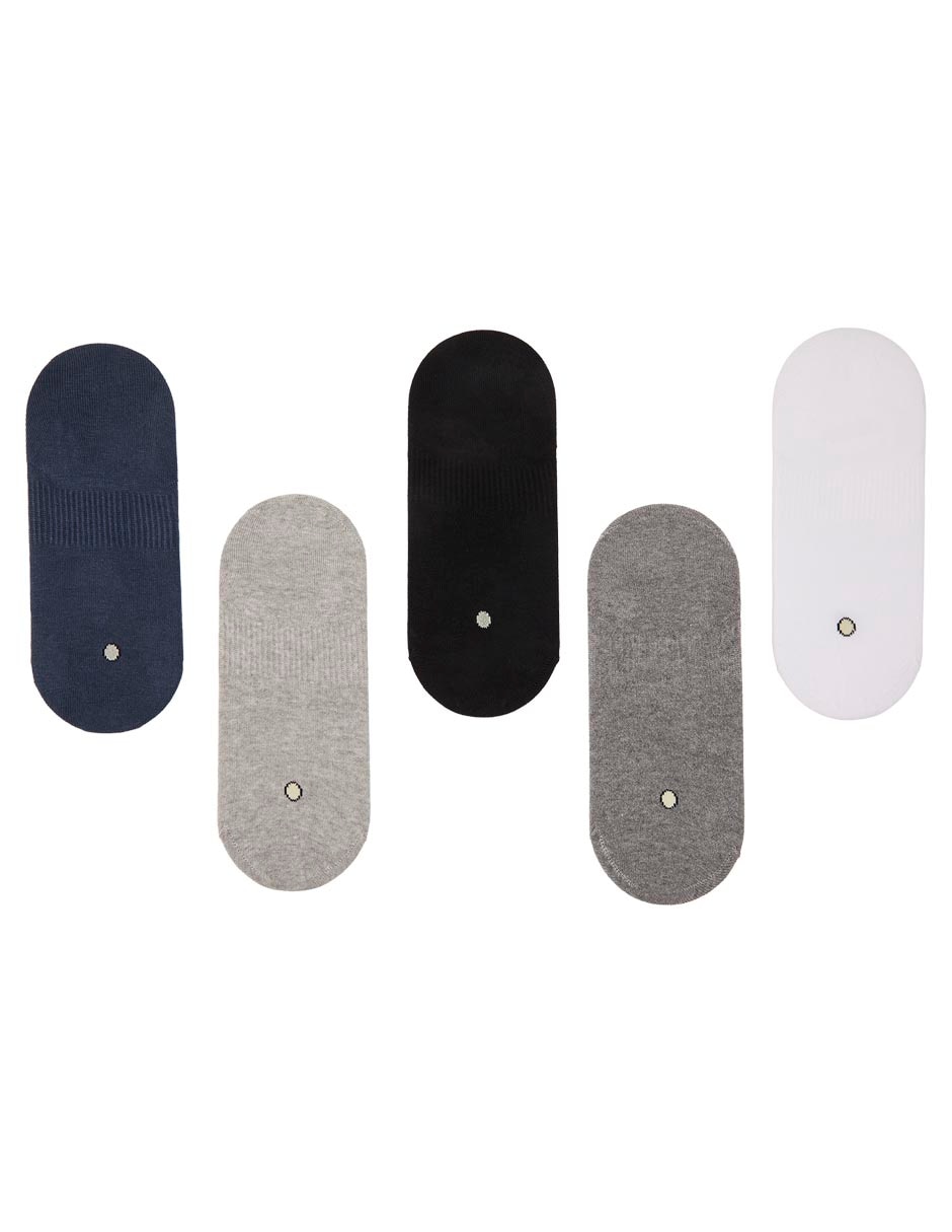 Set protector de pie antiderrapante de algodón para hombre 5 pares 2