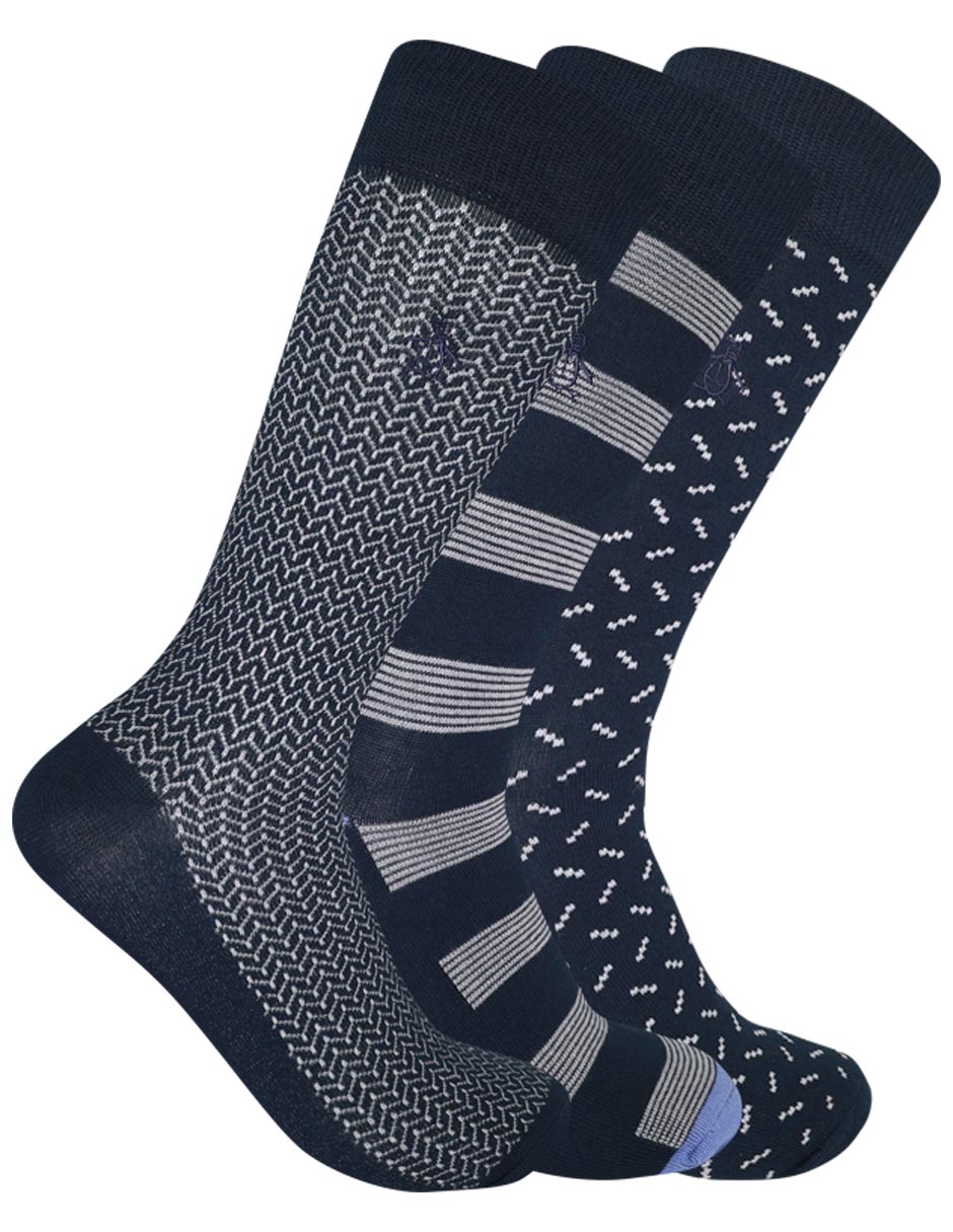 Set de calcetín comfort de bambú para hombre 3 pares