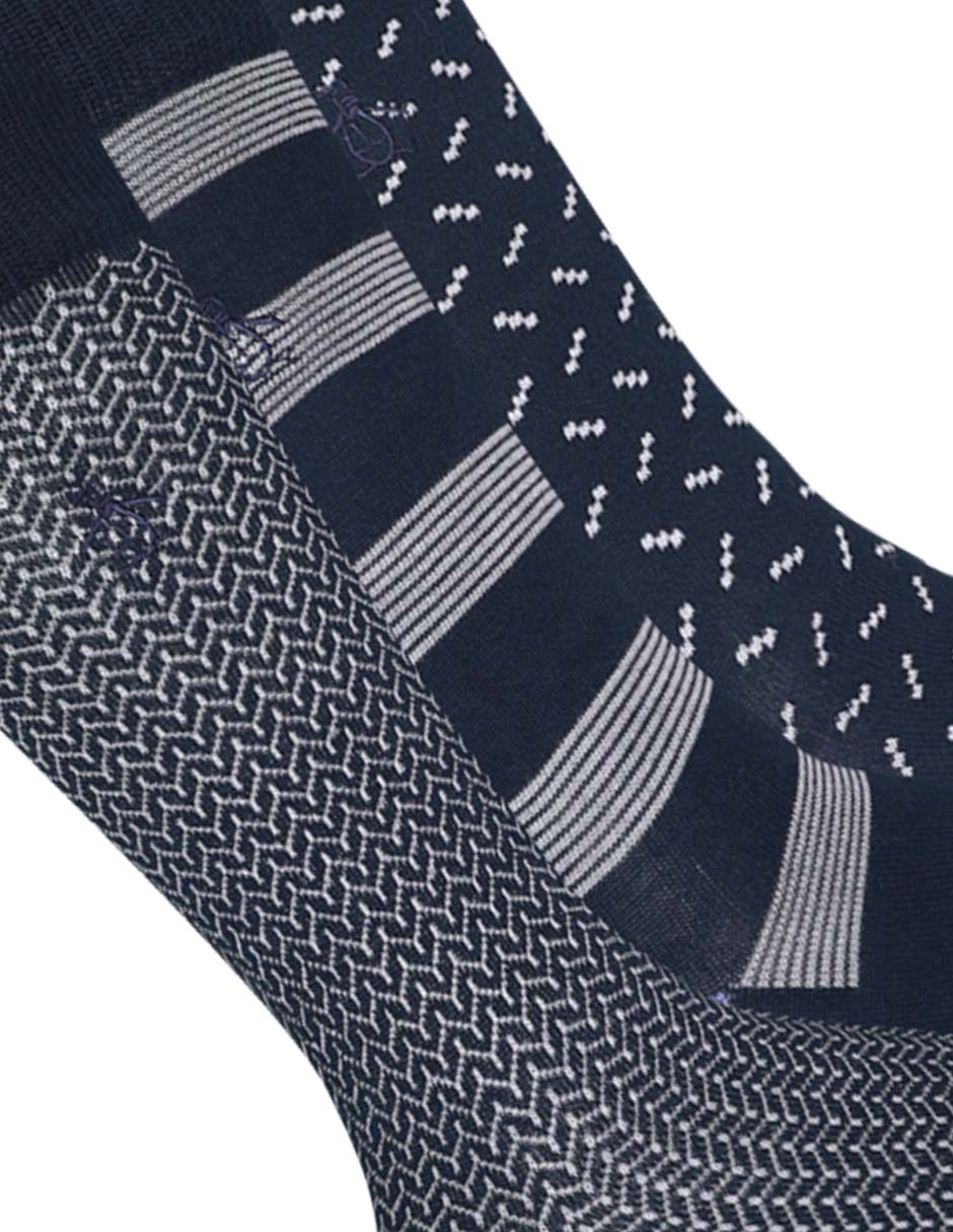 Set de calcetín comfort de bambú para hombre 3 pares 3