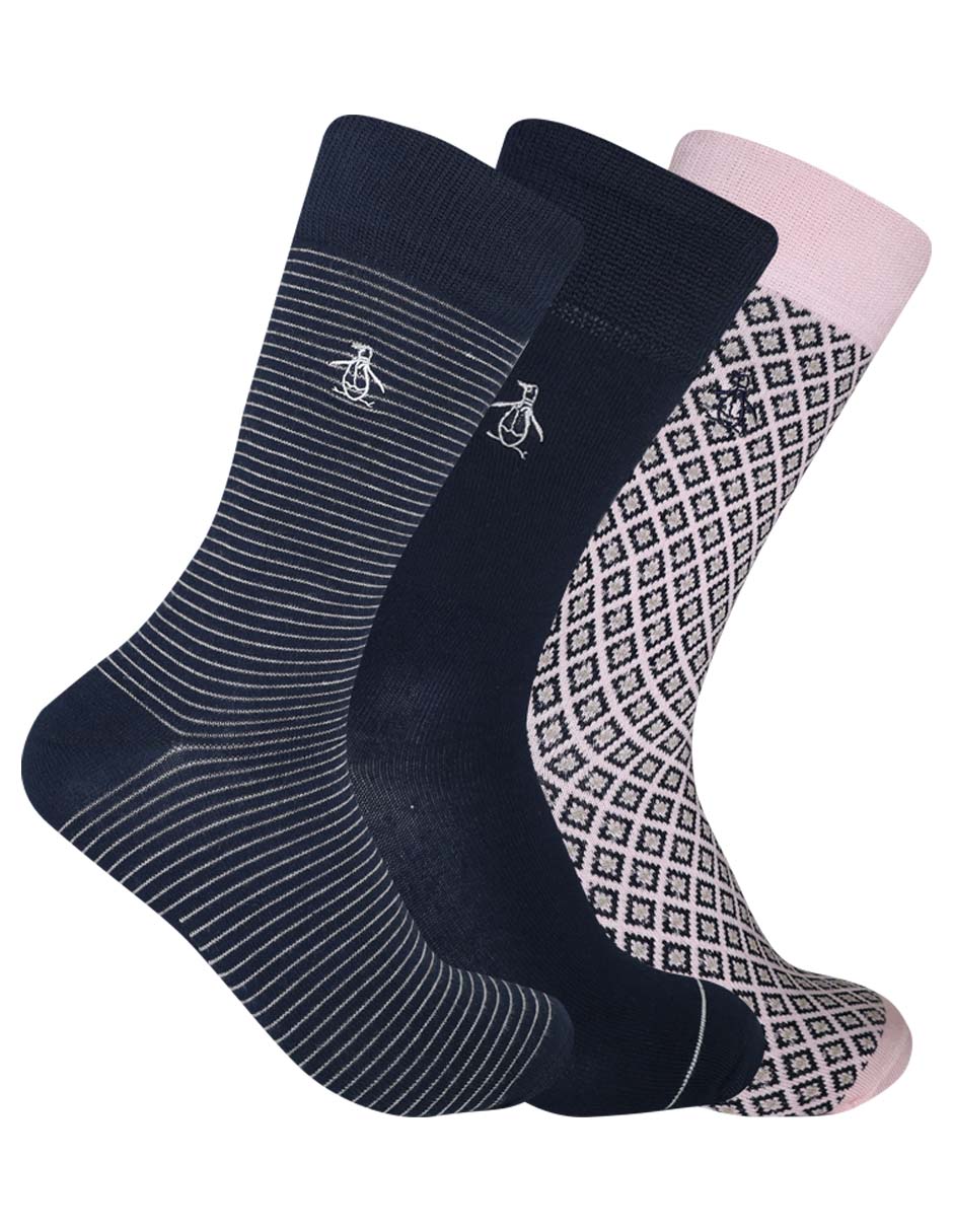 Set de calcetín de bambú para hombre 3 pares