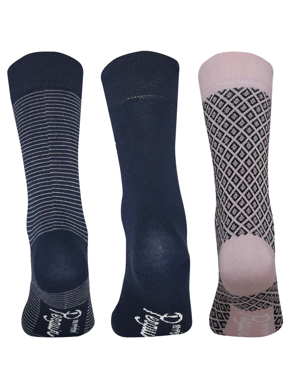 Set de calcetín de bambú para hombre 3 pares 2