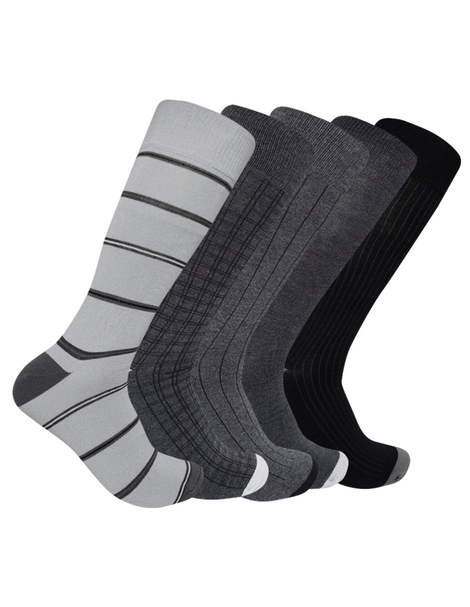Set de calcetín comfort de bambú para hombre 5 pares