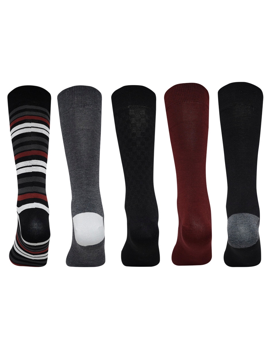 Set de calcetín comfort de bambú para hombre 5 pares 2